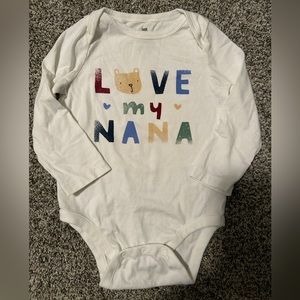 Gap “Love My Nana” bodysuit